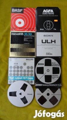 Orsós "Japán" Sony szalagok 180 mm (új) jók a fenti magnóra is