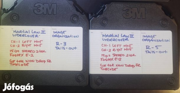 Orsós magnószalagok, 3M, Polimer 18 és 15 cm orsós magnó szalagok