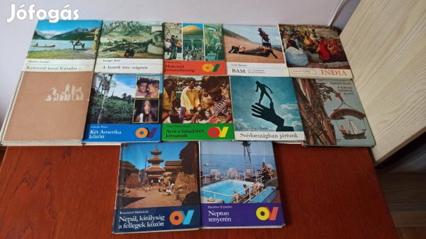 Ország-világ utikönyv csomag / 13 db könyv