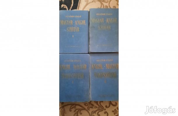 Országh féle nagy angol magyar és magyar angol szótárak