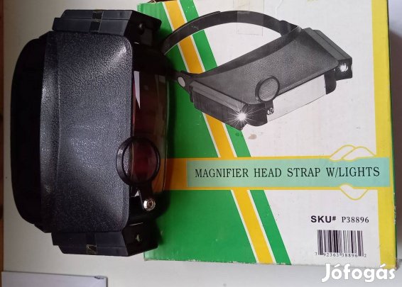 Orvis nagyitós,világitós elemes új fejlámpa