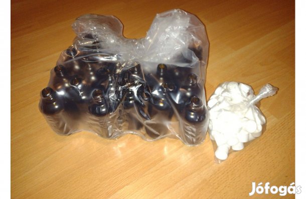 Orvosi barna kis üvegcse kupakkal - 21 darab