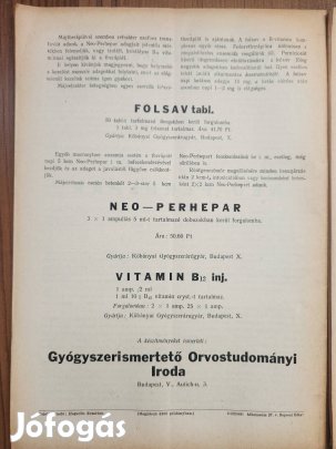 Orvosi hetilap és Szovjet orvostudományi beszámoló,1952-53