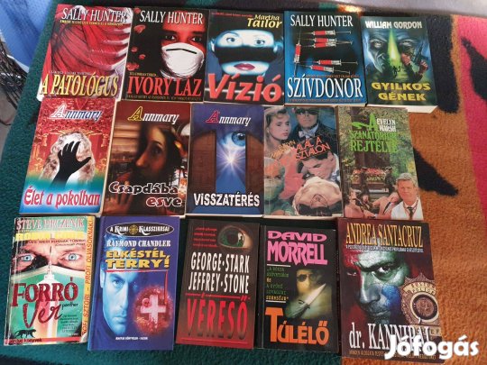 Orvoskrimi könyvcsomag -32 db -krimi