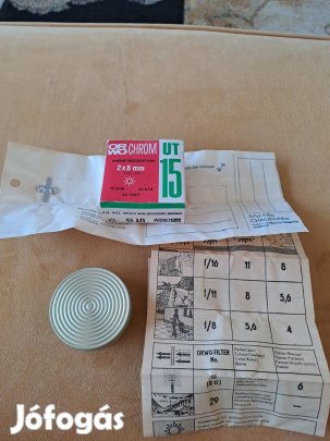 Orwo Chrom 2x8 mm es film, bontatlan, eredeti csomagolásban 