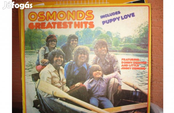 Osmonds greatest hits includes puppy love bakelit hanglemez eladó
