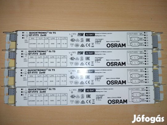 Osram 2x49W előtét Quicktronic fit T5 elektronikus eladó