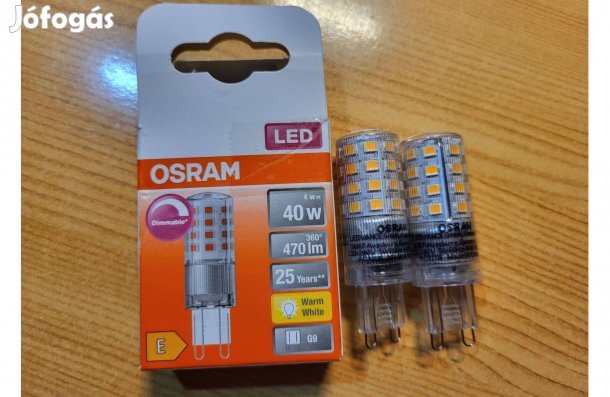 Osram G9 4W (40W) 2700K meleg fehér fény Szabályozható!!