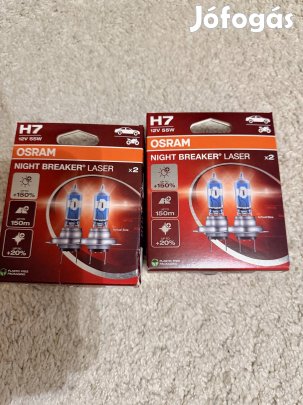 Osram Night Breaker Laser H7 izzó. Bontatlan
