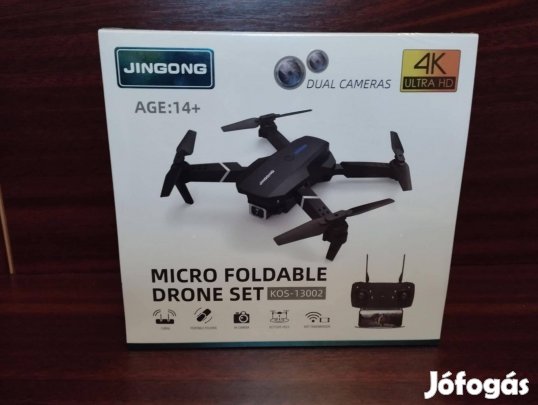 Összecsukható 4K kezdő drón kétkamerás Új
