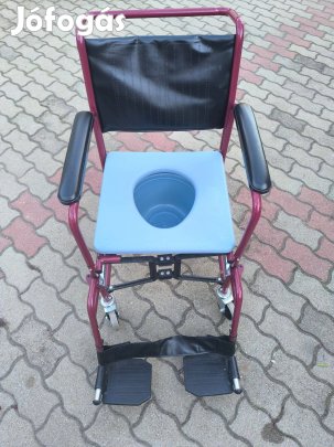 Összecsukható, gördíthető szobai wc 100kg-ig