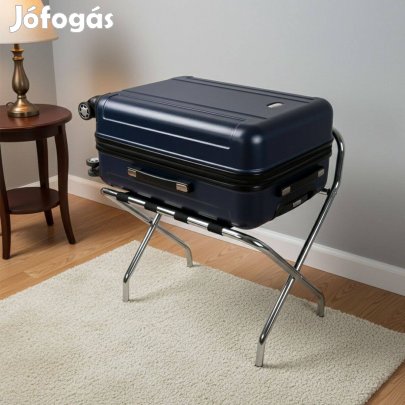 Összecsukható bőröndtartó állvány, falvédelemmel - nagy mennyiségben