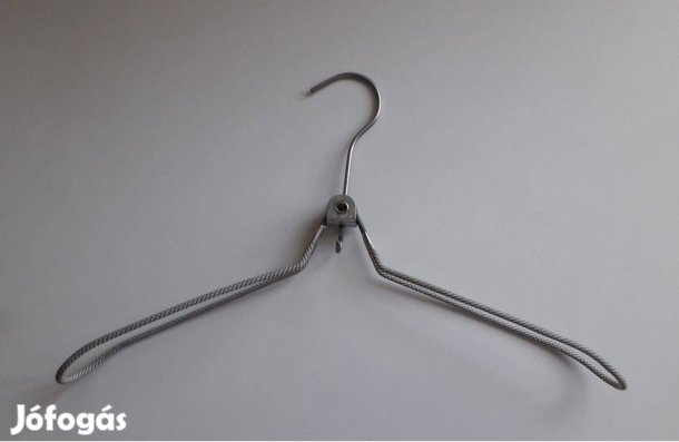 Összecsukható fém vállfa, utazóvállfa 40 cm_