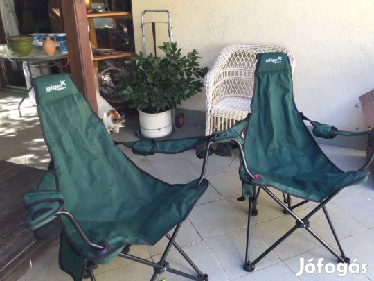 Összecsukható horgásszék, 2 db