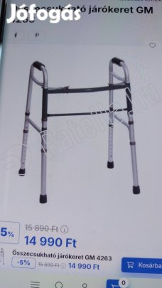 Összecsukható járókeret