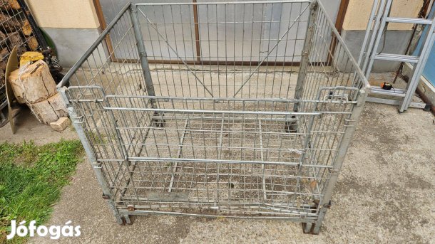 Összecsukható konténer rácsos kaloda gitterbox
