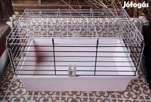 Összecsukható rágcsáló és kisállatketrec fémrács + műanyag tálca