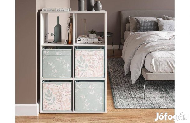 Összecsukható tárolódoboz 30 × 30 × 30 cm,Vicco leveles ,Új