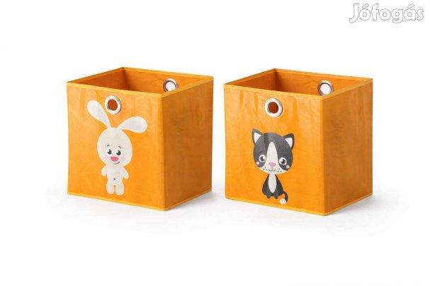 Összecsukható tárolódoboz 30 × 30 × 30 cm,Vicco nyuszi-cica,Új
