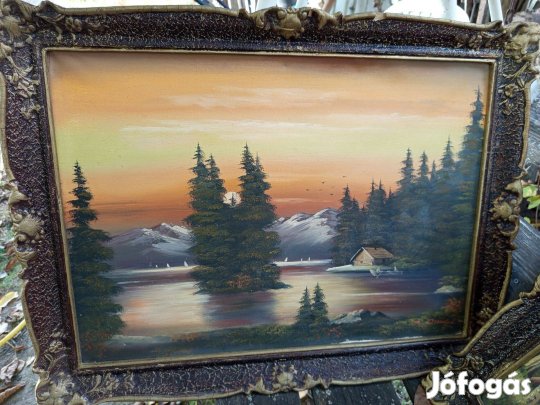 Osvald Elisabet olaj-vászon festmény