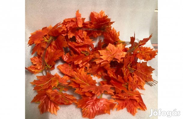Őszi dekoráció Falevél girland 5 darab - 240 cm