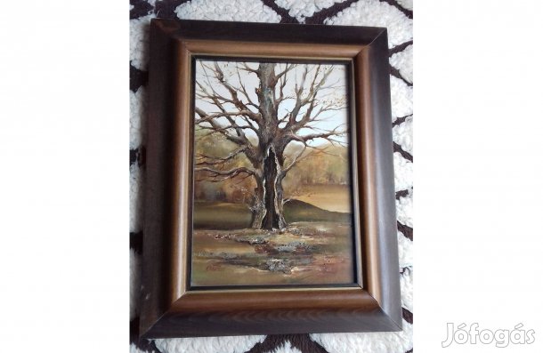 Oszter Dezső - Öreg fa festmény