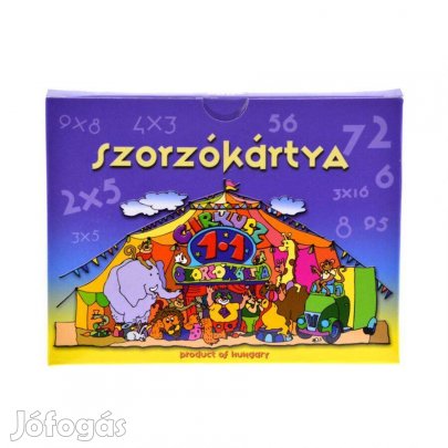 Osztókártya, Római számok kártya, Szorzókártya, új