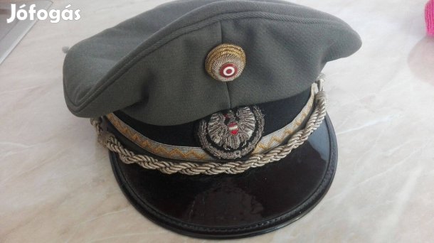 Osztrák Rendőr tányérsapka Régi gyűjteményes ritka szép db