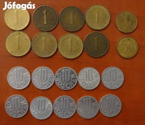 Osztrák érme csomag