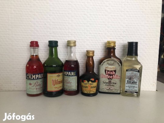 Öt darabos miniüveg gyűjteményből eladó