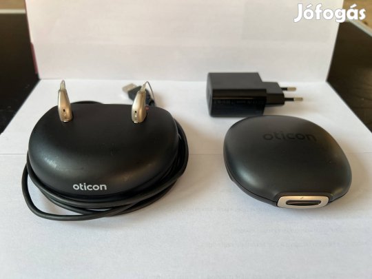 Oticon Zircon 2 minibte R hallókészülék pár + töltő