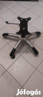 Ötlábú irodai forgószék állvány, kerettel ülésmozgató szerkezettel, gá