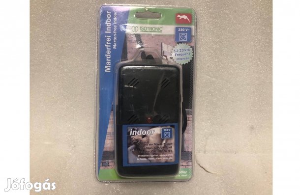 Otthoni Ultrahangos rágcsálóriasztó nyest riasztó 230V 12kHz 85dB 50nm