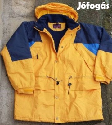 Outdoor sárga/kék férfi orkán téli dzseki XL-es eladó