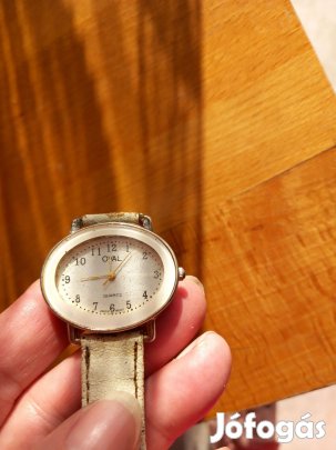 Oval Japán női karóra bőr szíj