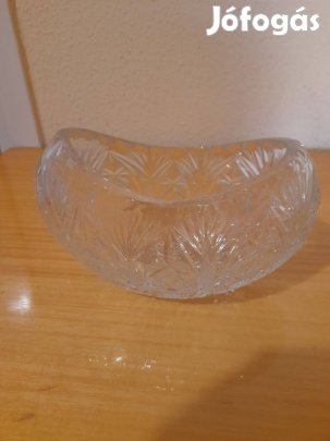 Ovális kristály tál eladó