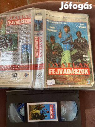 Óvatlan fejvadászok akció vhs 