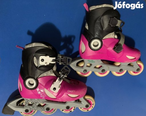 Oxelo állítható műanyag gyermek görkorcsolya (28-30 méret)