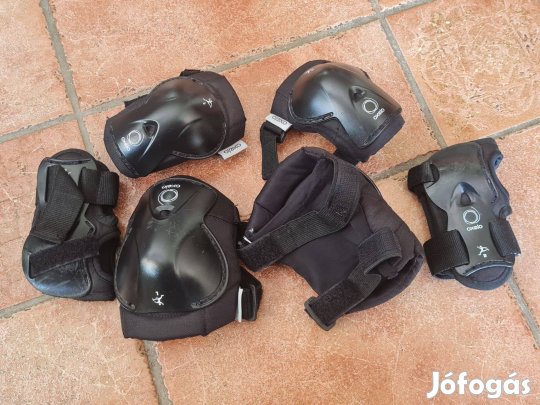 Oxelo védőfelszerelés görkorihoz, gyerek méret, Xxs