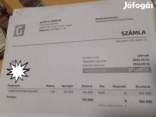 Oxigénkoncentrátor