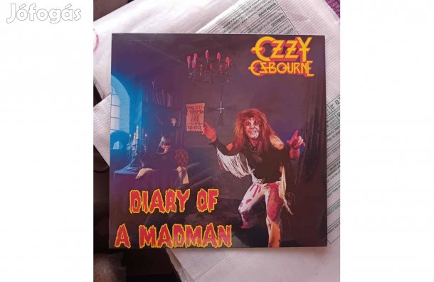 Ozzy Osbourne - Diary of a Madman Bakelit Lemez LP Bontatlan