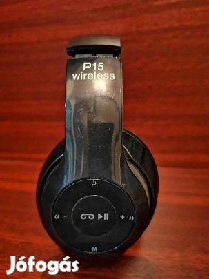 P15 Wireless fejhallgató Bluetooth 5.0 + EDR Új