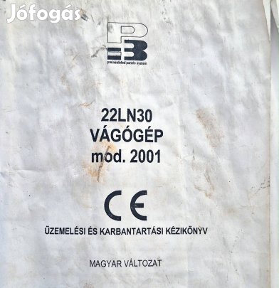 P3 22LN30 légcsatorna panelvágó gép