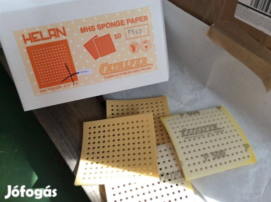 P500-as csiszolószivacs multilyukas 115x125-ös kézi csiszoló szivacs