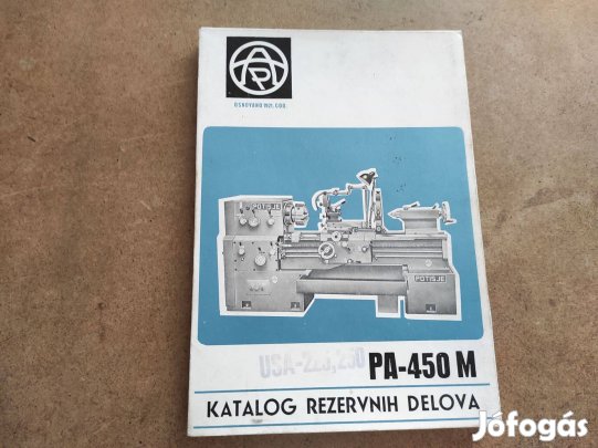 PA-450 M esztergagép alkatrészkatalógus Potisje
