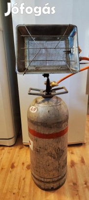 PB gázpalack hősugárzó