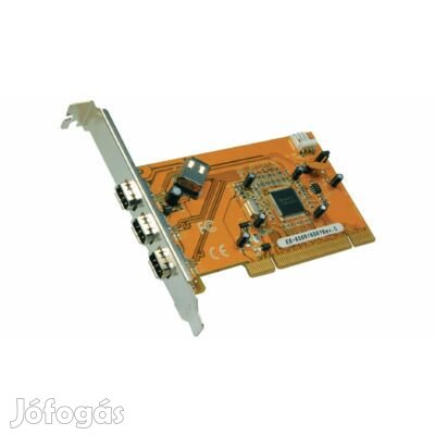 PCI / IEEE 1394 (firewire) bővítőkártya / 4 port