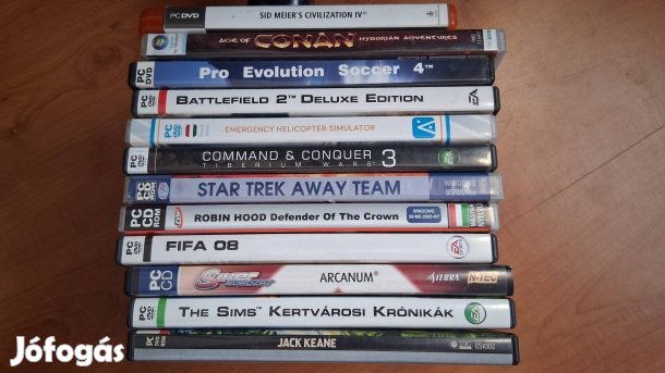 PC DVD játék jó sok Posta, csomagautomata OK