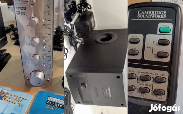 PC/Gamer/konzol 5.1 digitális 3D premium hangrendszer