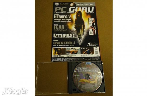 PC Guru magazin 2005/8, +DVD, rajta Pure Pinball játék